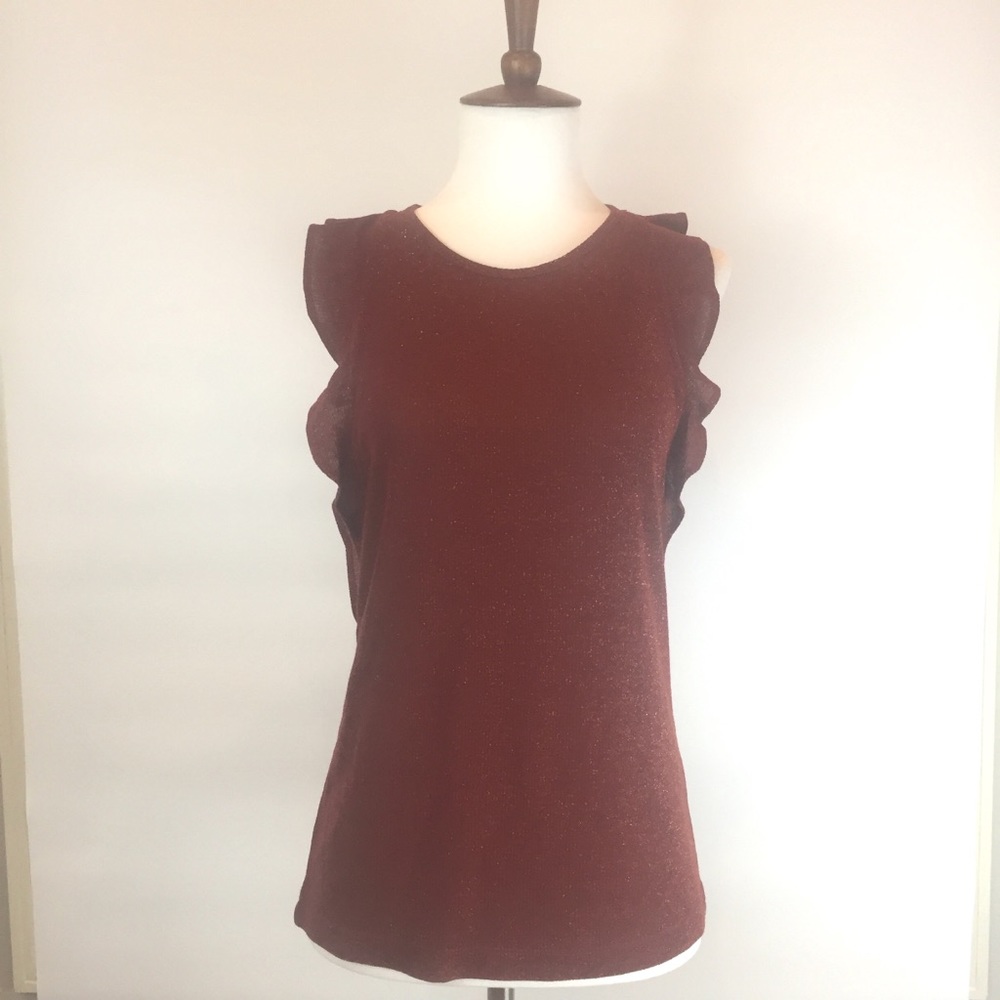 Madewell sleeves less top size S NWT